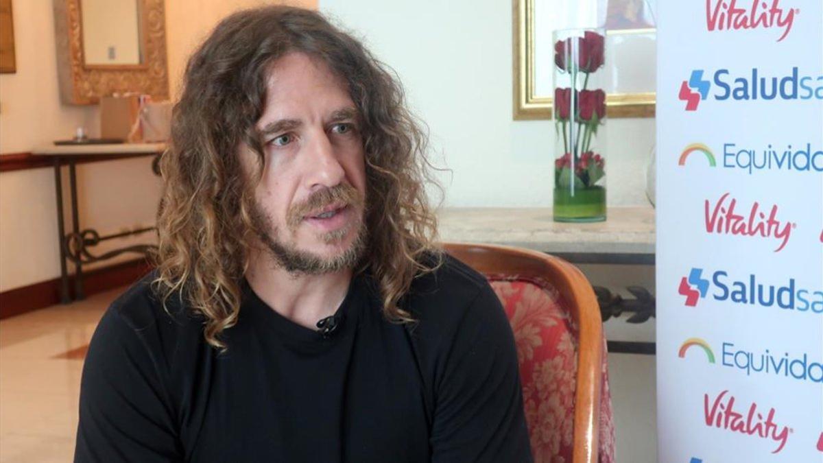 Puyol pasó revista a su carrera futbolística en TV3