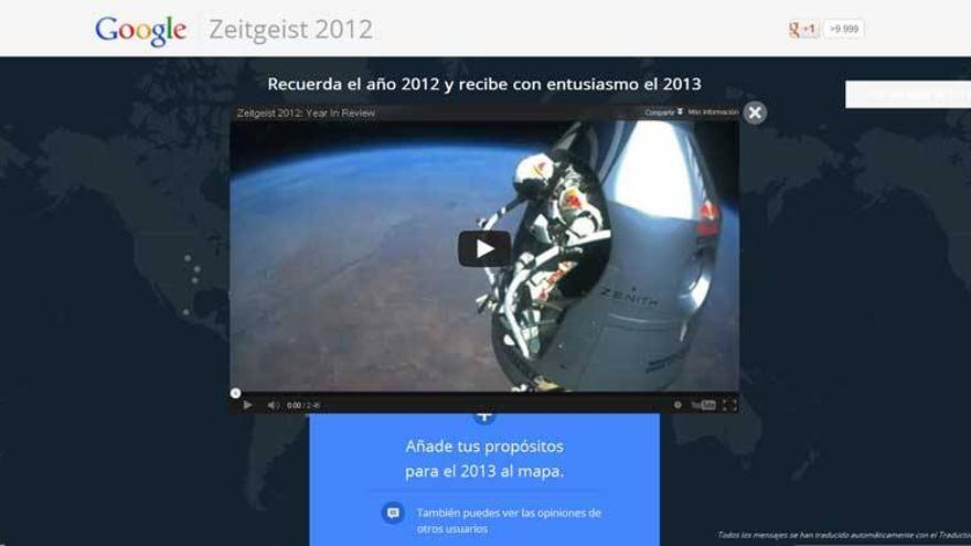 Google crea un mapa interactivo con los propósitos de los usuarios para 2013