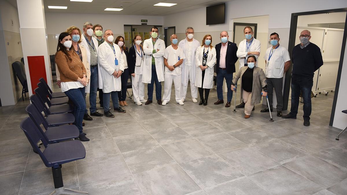 Visita a la ampliación del servicio de Urgencias del Hospital de Antequera.