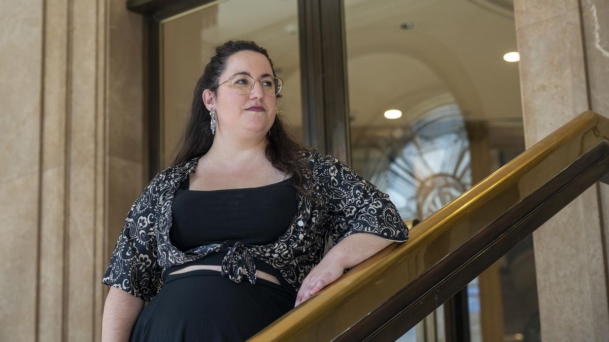 La escritora Aida Sunyol, ganadora del premio Sant Joan de novela que patrocina el BBVA
