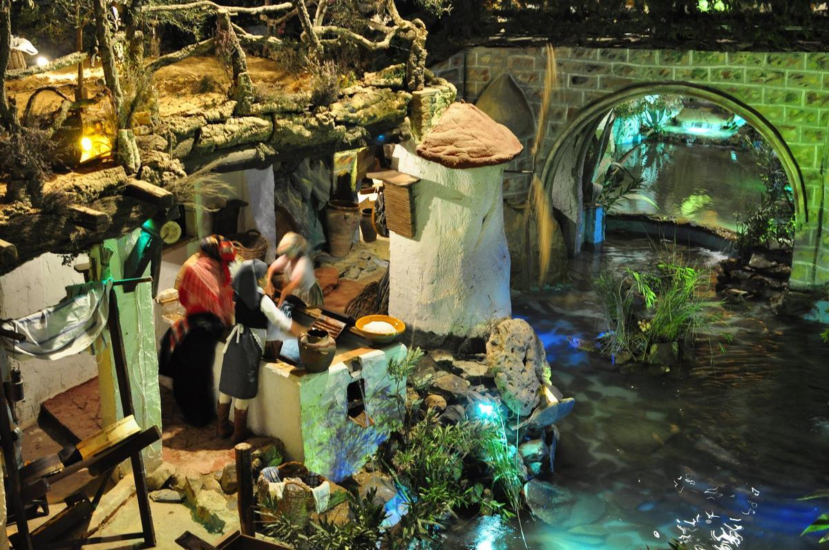 Pesebre viviente en Beas