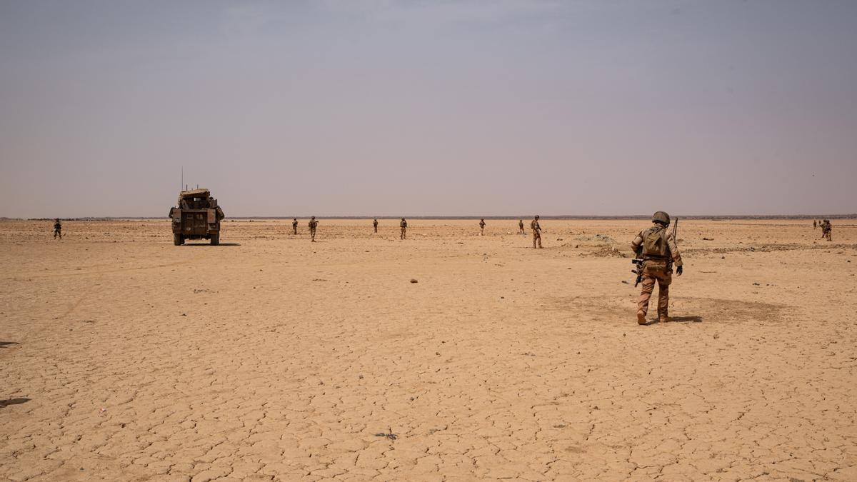 Soldados en Gao, Mali.