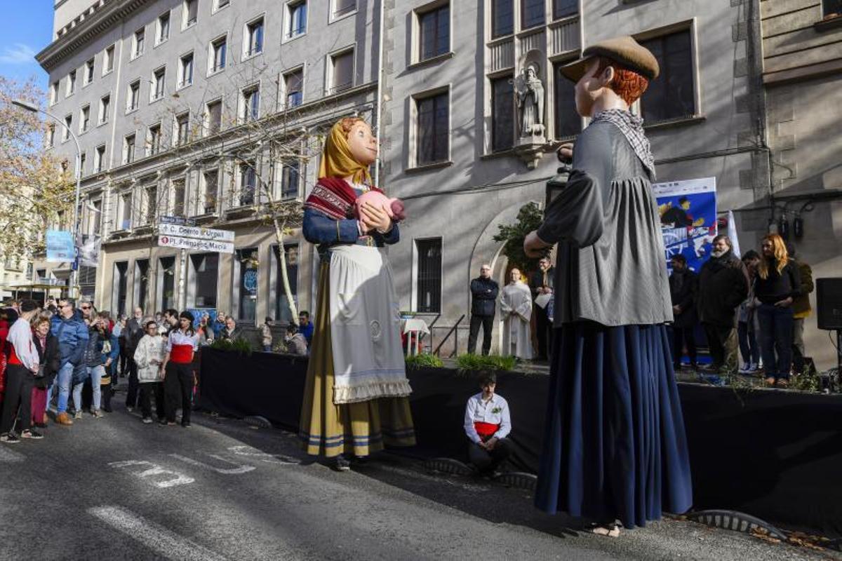 Bendición de animales en Els tres tombs