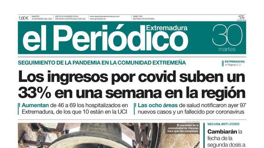 Consulta la portada correspondiente al día 30 de marzo del 2021