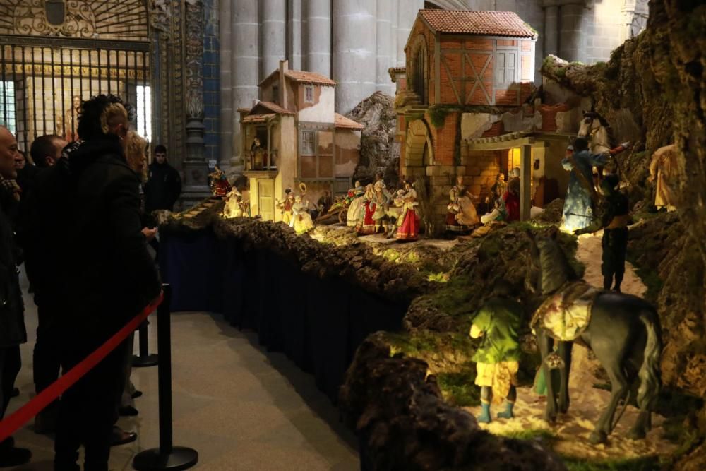 Belén napolitano en la Catedral de Zamora