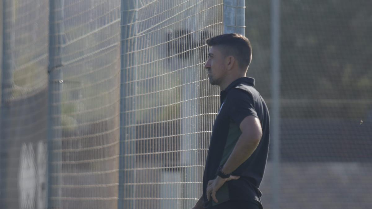 Pablo Hernández, antes del último amistoso.