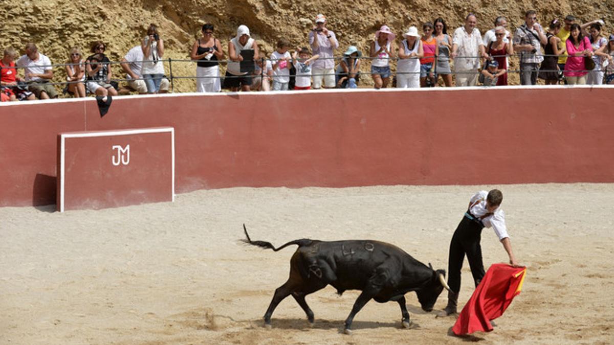 Corrida de toros en Alfara de Carles.