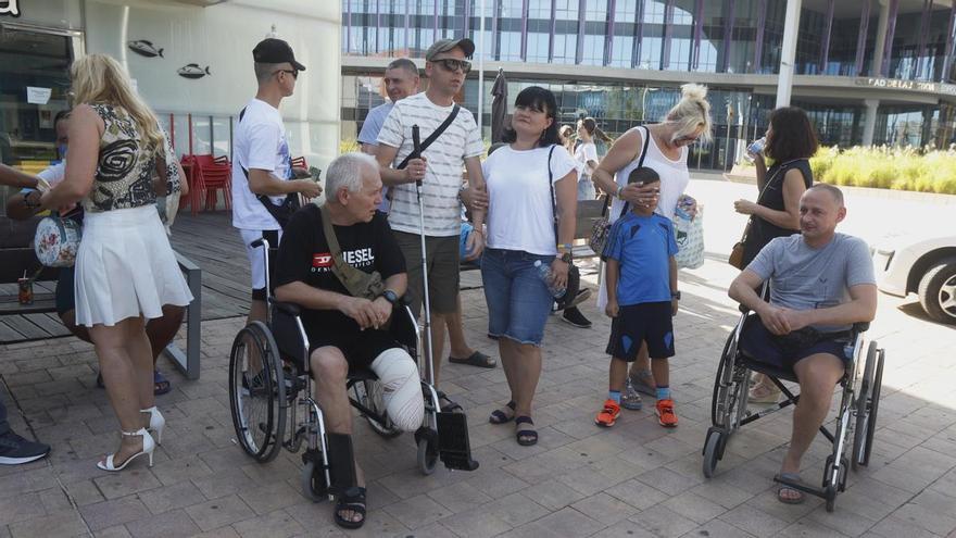 Los militares ucranianos: &quot;En Zaragoza la gente es muy amable y atenta con nosotros&quot;