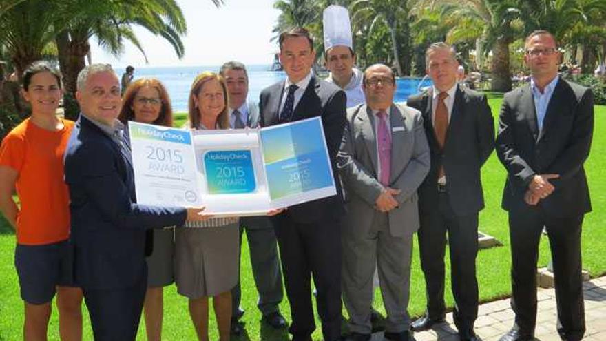 El portal alemán Holidaycheck premia a los hoteles Lopesan