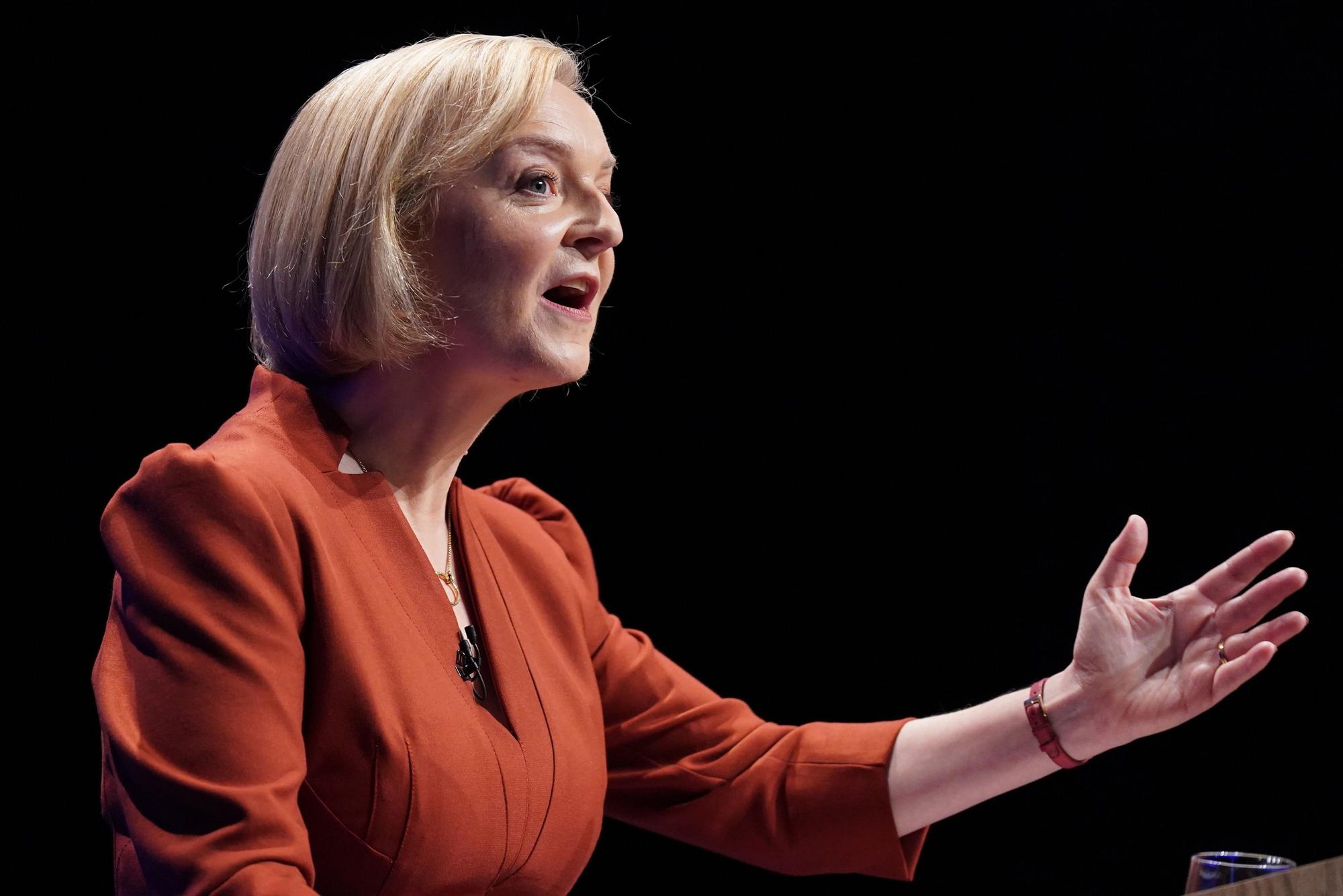 Liz Truss, primera ministra de Reino Unido