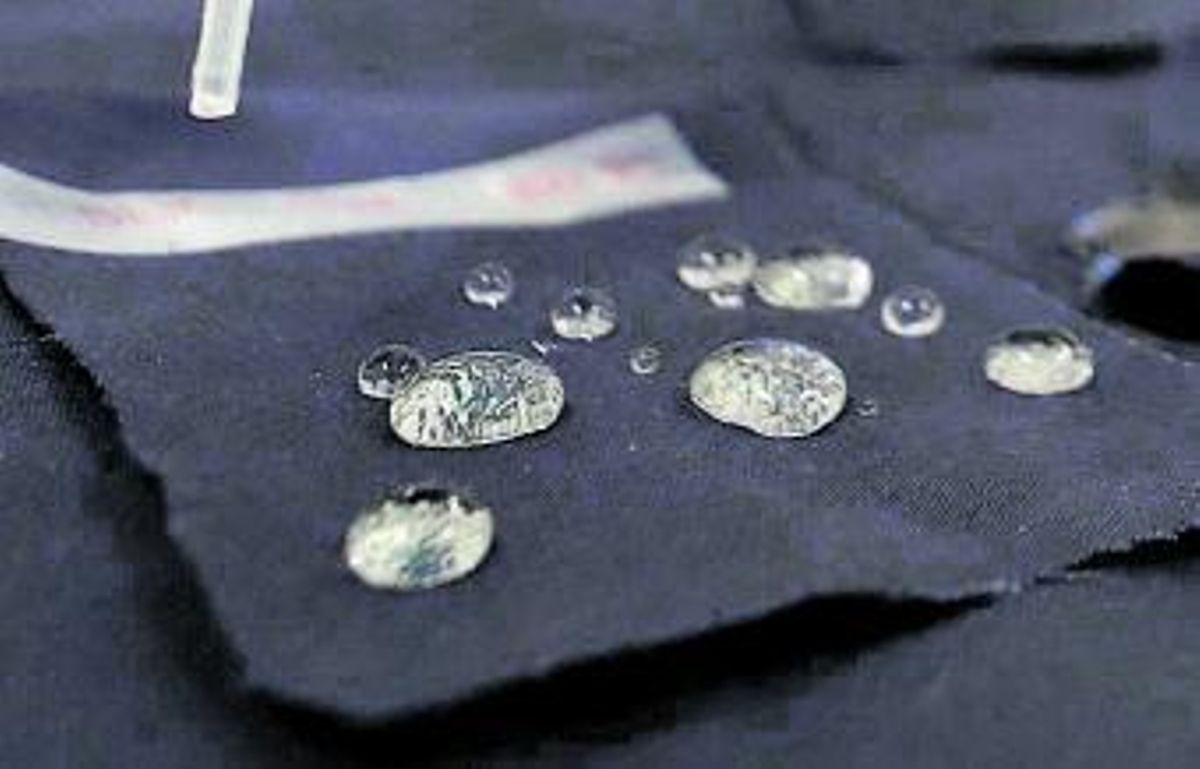 Las telas del futuro: ni se mojan ni se manchan