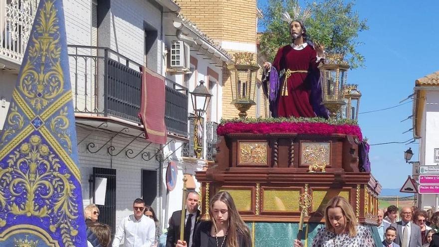 Salida extraordinaria del Señor del Huerto en  San Sebastián de los Ballesteros por su 25 aniversario