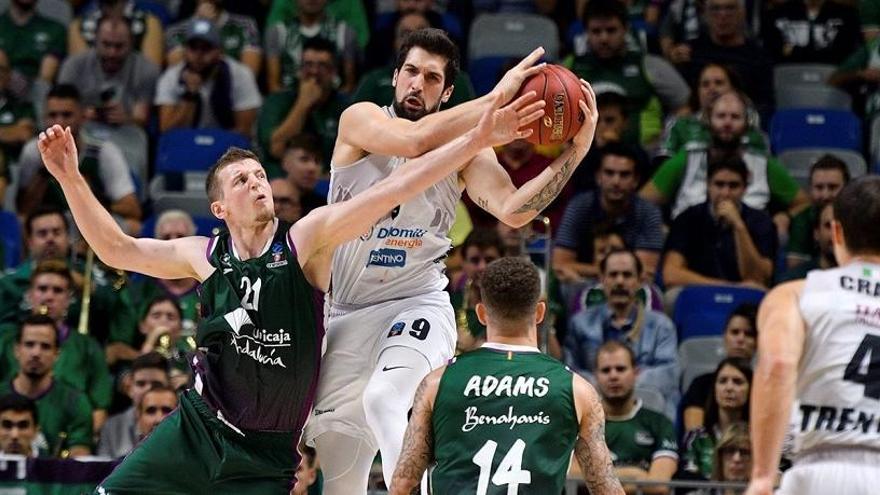 El Unicaja ganó en el Carpena el pasado miércoles al Trento (93-74).