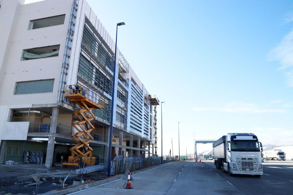 Avanzan las obras del Instituto Oceanográfico Español en el puerto de Málaga