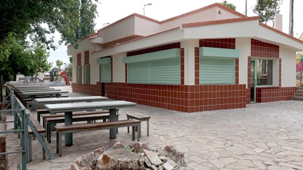 Merendero de los Pelambres, tras la remodelación.