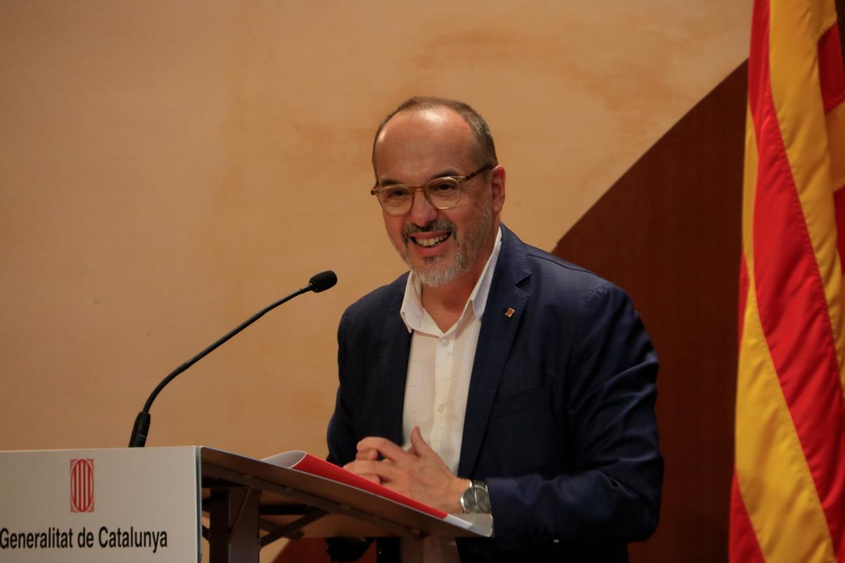 Campuzano, en el Palau de la Generalitat.