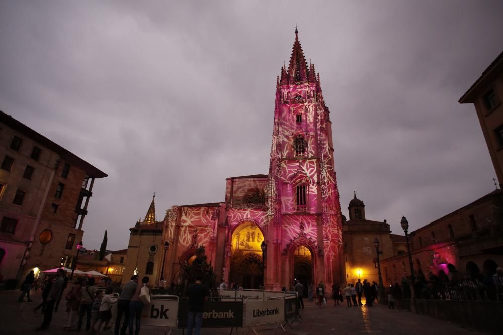 Hoguera de San Juan en Oviedo