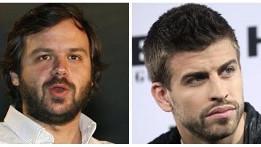 Nacho Uriarte y Gerard Piqué.