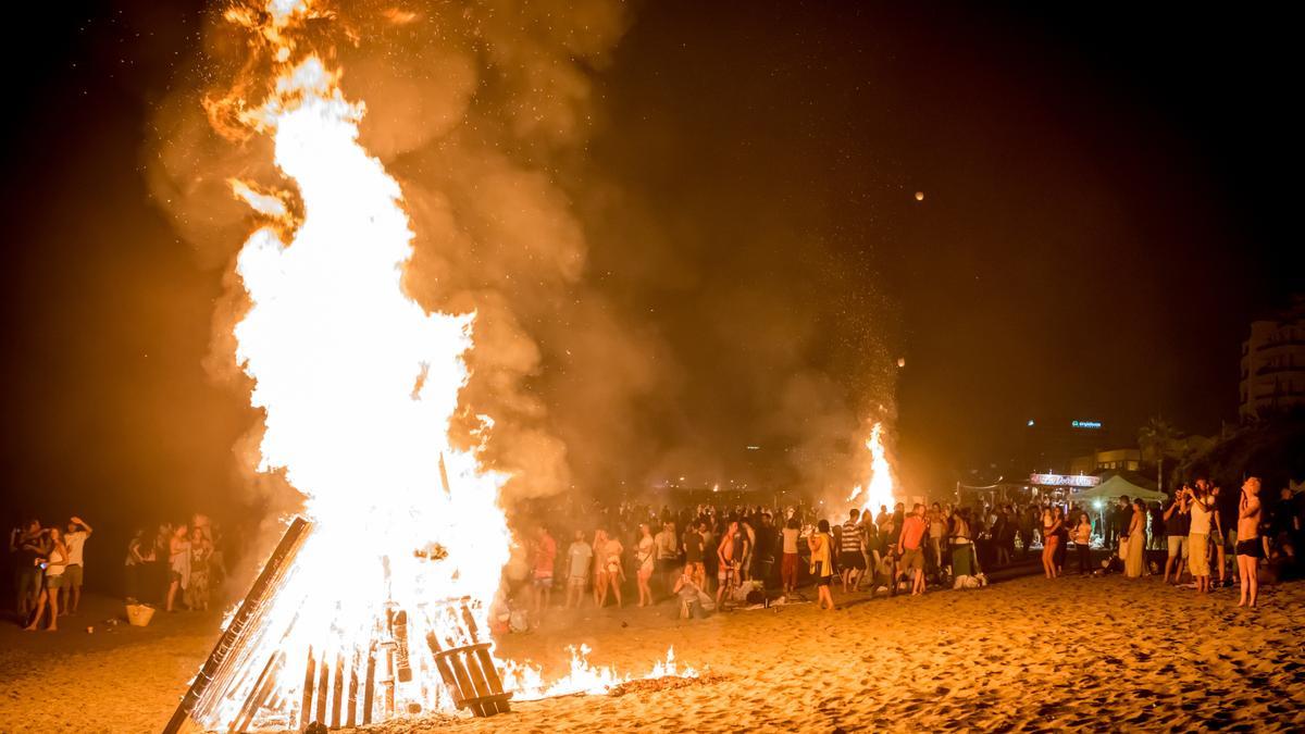 Noche de San Juan en Marbella, Málaga.