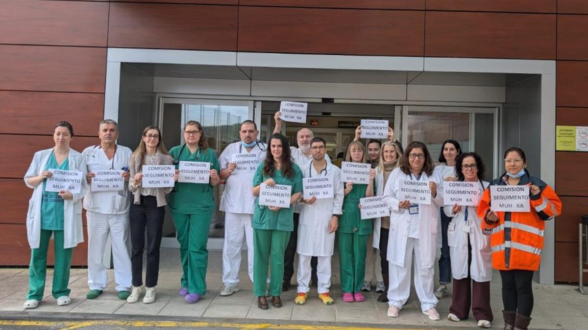 Acto de protesta convocado por los médicos. |  FdV
