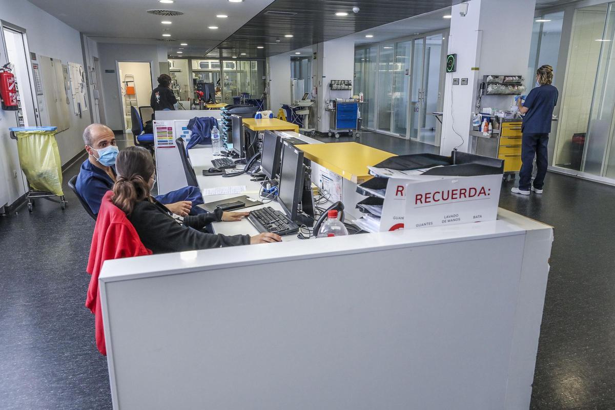 Un servicio del Hospital del Vinalopó, en Elche