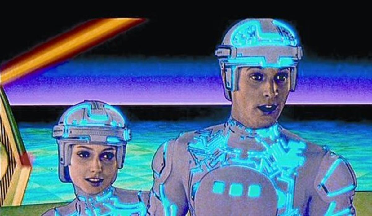 Un fotograma de ’Tron’, de Steven Lisberger (1982).