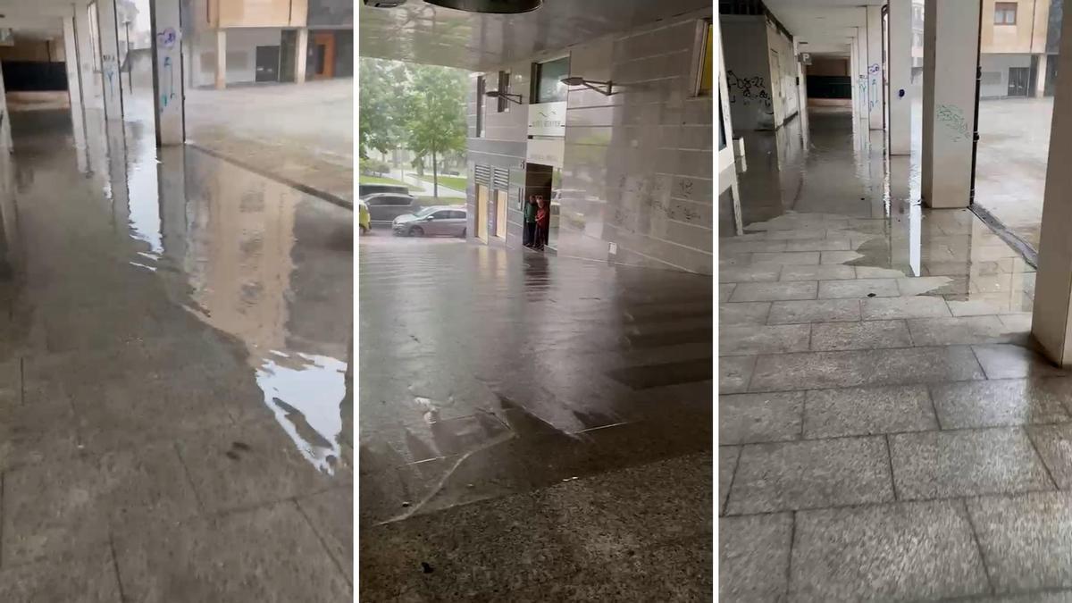 Quejas de vecinos de un portal de Florencio Rodriguez en Pola de Siero por inundaciones repetitivas