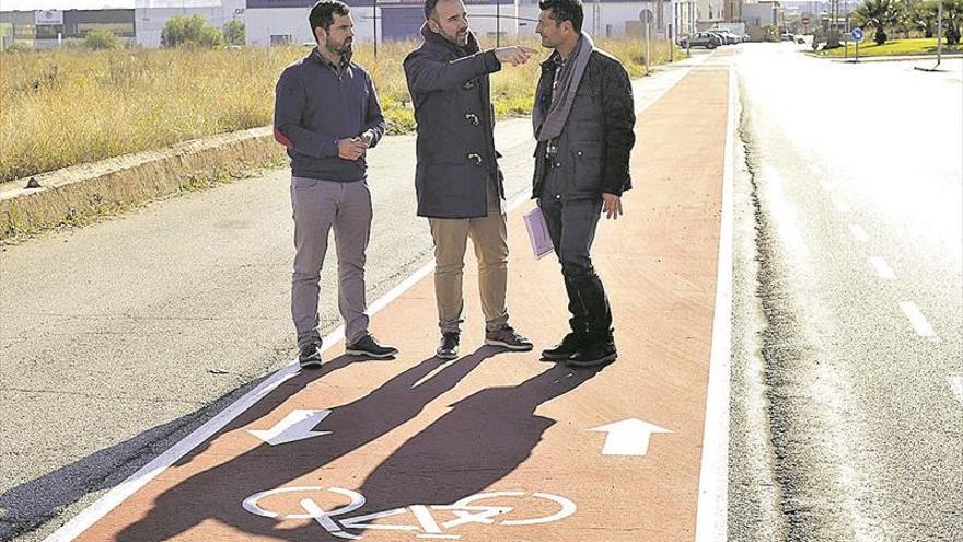 Las zonas deportivas Chencho y Sindical estrenan carril bici