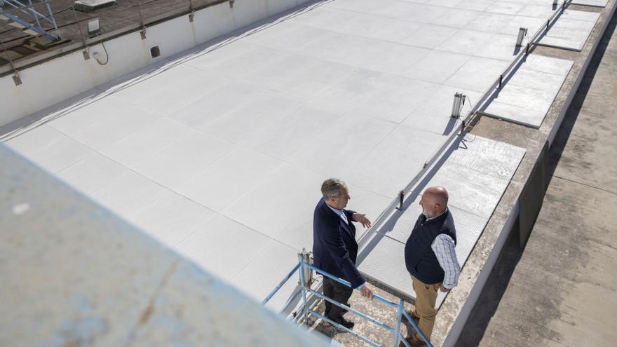 La Diputación de Córdoba culmina la instalación de un sistema de cubiertas en la ETAP de Sierra Boyera