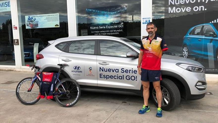 Quini Carrasco hará el triatlón de su ciudad, Cáceres