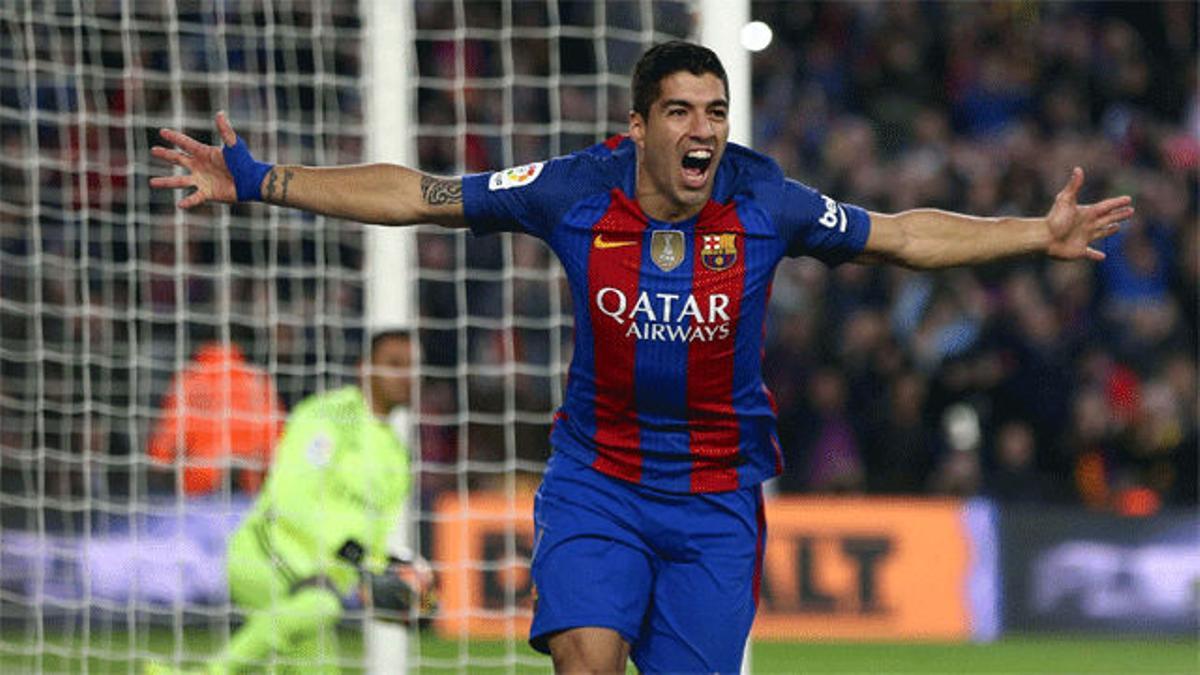 Vea el gol de Luis Suárez . Resumen Barcelona - Real Madrid (1-1)