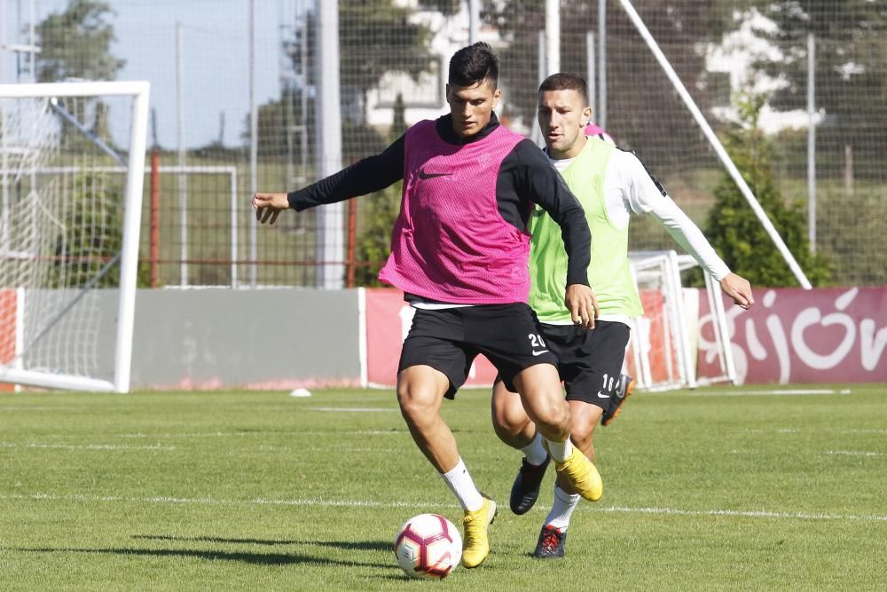 Entrenamiento del Sporting