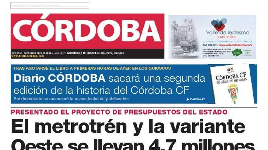 La portada de CÓRDOBA