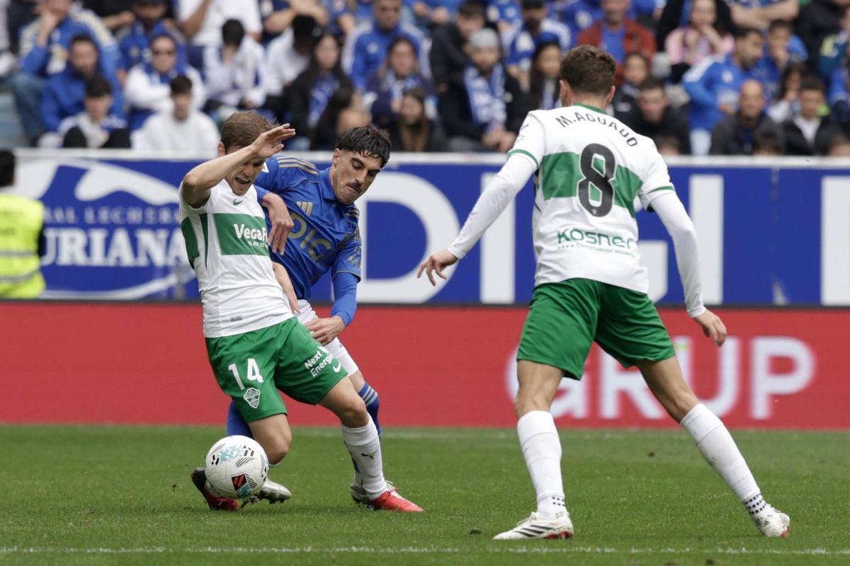 Real Oviedo-Elche, en imágenes