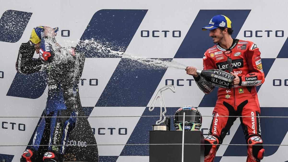 Bagnaia logró el triunfo en San Marino