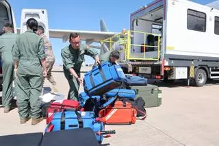 Las imágenes del avión militar que vuela este viernes a Bangkok y regresa el domingo a Bilbao para repatriar a Álex