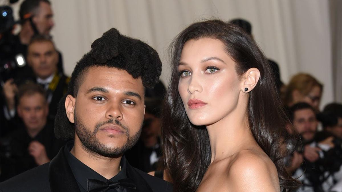 Bella Hadid y The Weeknd en la Gala MET 2016