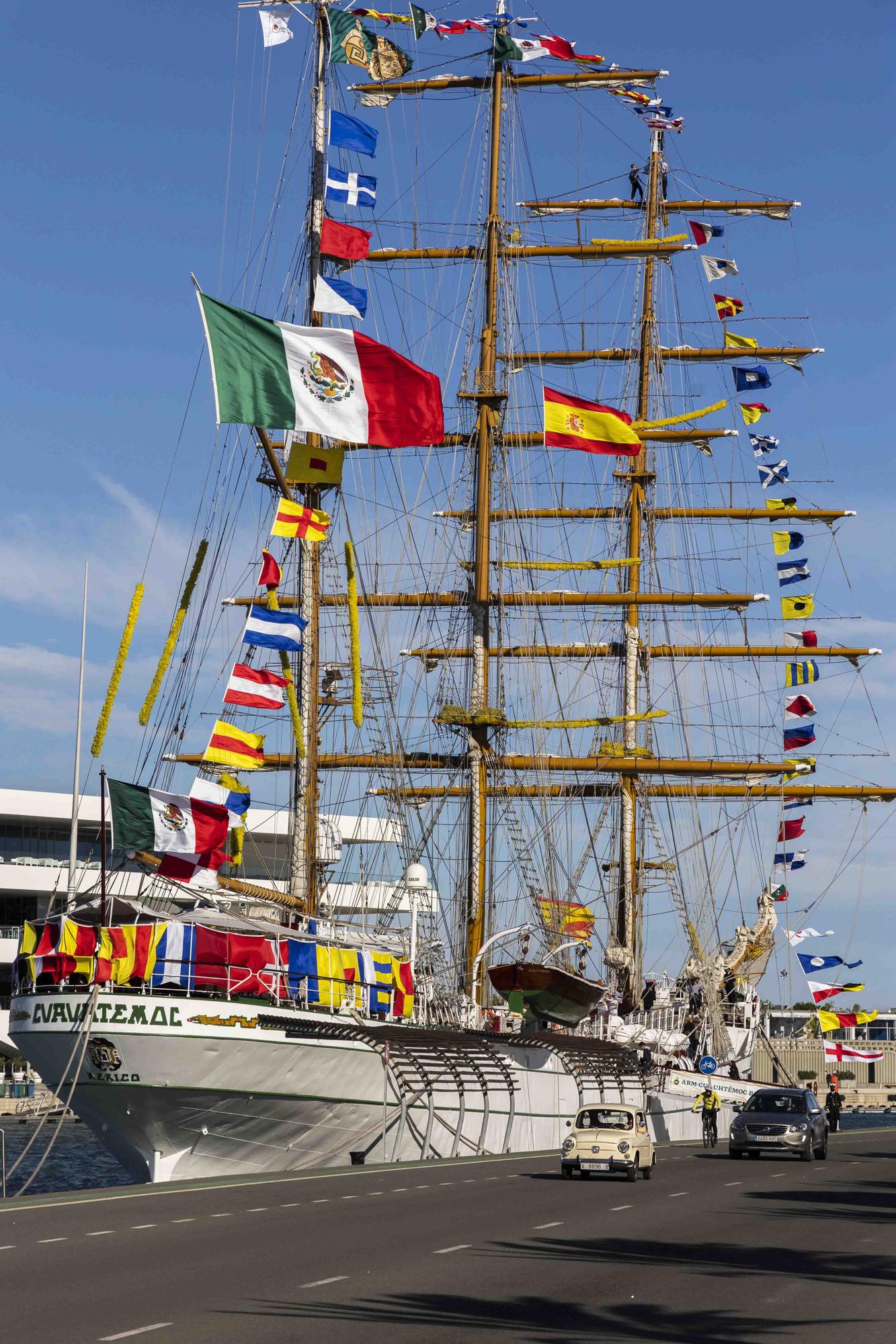 Así es el buque de la armada mexicana atracado en La Marina