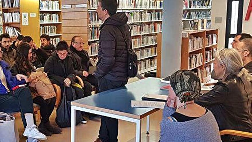 Visita tècnica per a l&#039;ampliació de la biblioteca