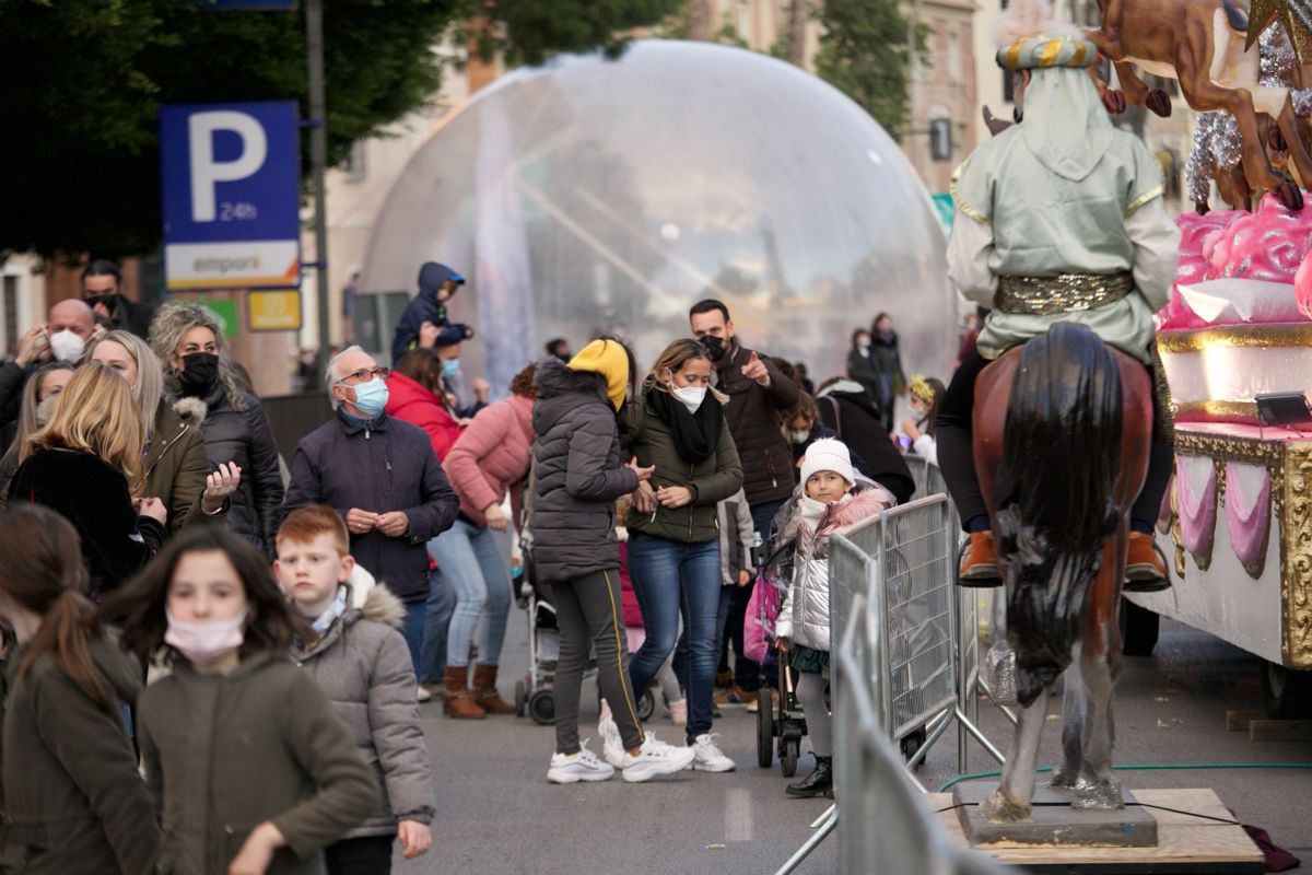 Cabalgata estática de los Reyes Magos en Murcia