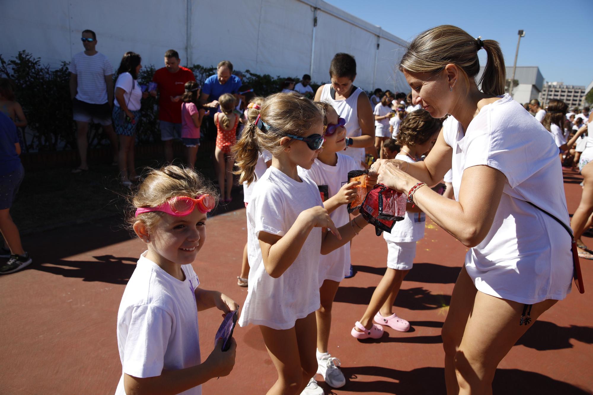 "Holi party" en el club de natación Santa Olaya de Gijón