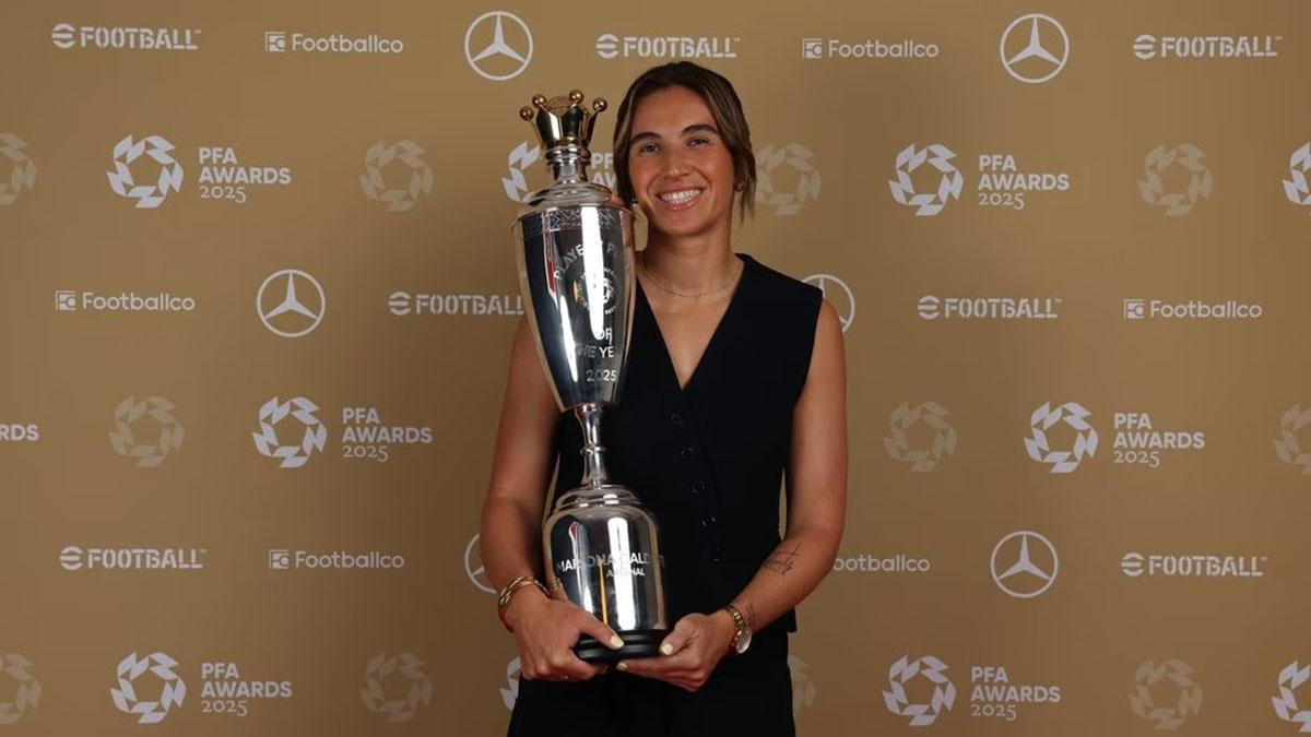 Mariona, la MVP de la Women's Super League: "Estoy muy agradecida"
