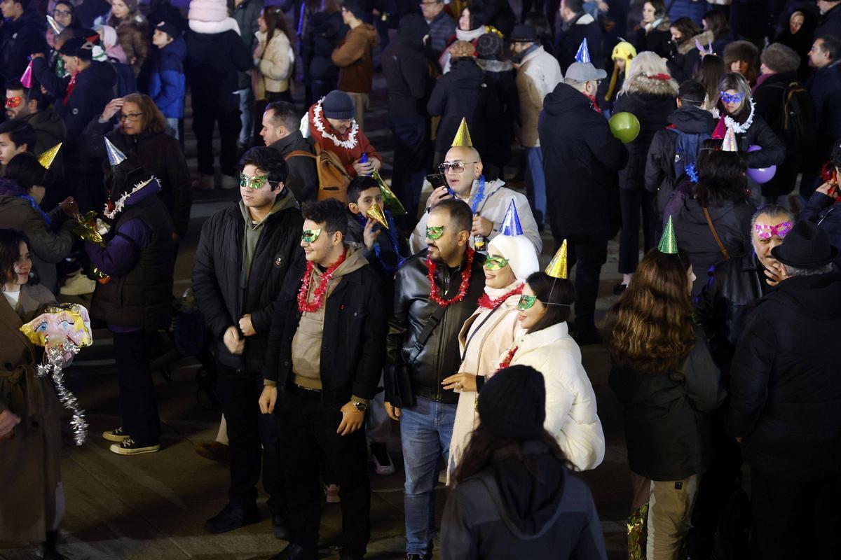 Santiago festeja la llegada del Año Nuevo