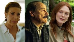 Emma Vilarassau, Eduard Fernández y Julianne Moore.
