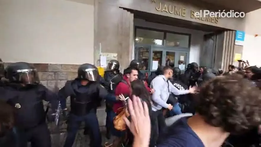 Tensión en Cataluña