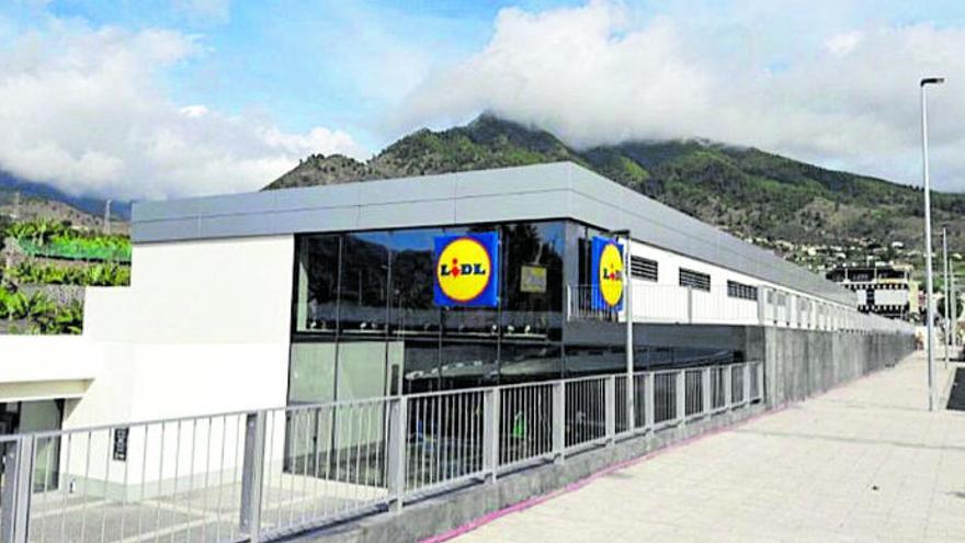 Tienda de Lidl en Santa Cruz de La Palma.