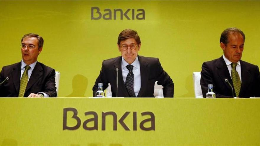 Bankia gana 244 millones hasta marzo, el 12,8 % más