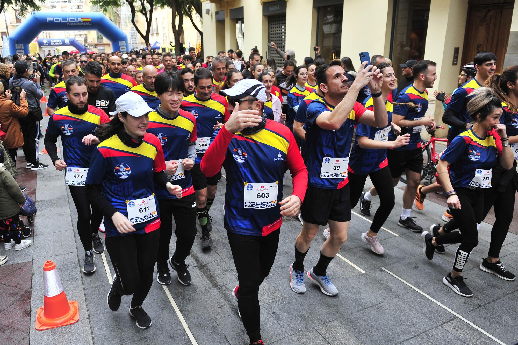 1ª carrera solidaria "RUTA 091" en Elche