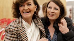 Carmen Calvo y Adriana Lastra.