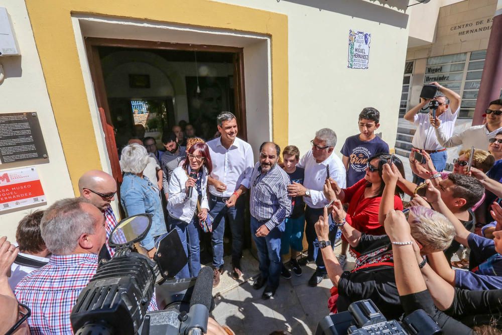 Visita de Pedro Sánchez a Orihuela